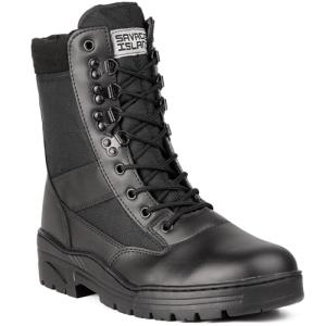 Savage Island Black Tactical Combat Boots