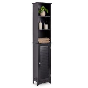 VonHaus Slim Tall Bathroom Storage Cabinet