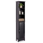 VonHaus Slim Tall Bathroom Storage Cabinet