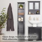 VonHaus Slim Tall Bathroom Storage Cabinet
