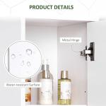 Slim Tall Bathroom Storage Cabinet with Cupboard