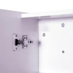 Wall-Mounted Mirror Cabinet with Adjustable Shelf