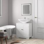 Stylish White Under Sink Bathroom Storage Cabinet