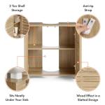 Oak Wood Under Sink Bathroom Storage Cabinet