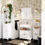 VASAGLE Cloud White Wall-Mounted Bathroom Cabinet
