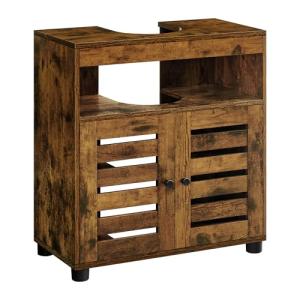 VASAGLE Rustic Brown Under Sink Bathroom Cabinet