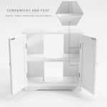 Stylish White Under Sink Bathroom Storage Cabinet
