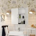 VASAGLE Cloud White Wall-Mounted Bathroom Cabinet