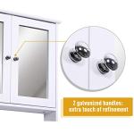 Wall-Mounted Bathroom Cabinet with Mirror and Shelves