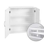 VASAGLE Cloud White Wall-Mounted Bathroom Cabinet