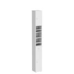 Slim Freestanding Bathroom Cabinet with Adjustable Shelves
