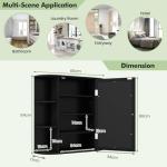 Wall-Mounted Bathroom Mirror Cabinet with Storage