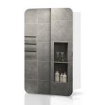 Wall-Mounted Bathroom Mirror Cabinet with Shelf