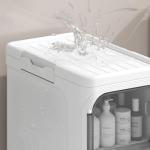Slim Waterproof Bathroom Trolley with Wheels