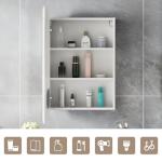 Wall-Mounted Bathroom Mirror Cabinet with Shelf