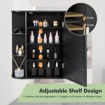 Wall-Mounted Bathroom Mirror Cabinet with Storage