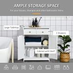 Freestanding Bathroom Storage Cabinet with Drawers