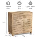 Stylish Oak Effect Bathroom Storage Cabinet