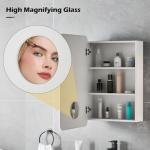 Wall-Mounted Bathroom Mirror Cabinet with Shelf