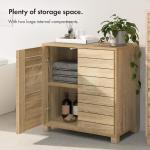 Stylish Oak Effect Bathroom Storage Cabinet