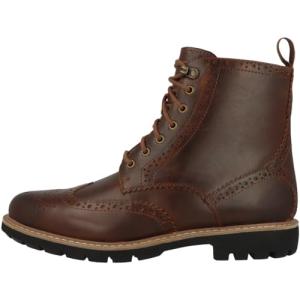 Clarks Brown Chelsea Boots for Men, Size 8.5