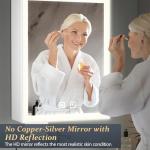 LED Bathroom Mirror Cabinet with Touch Sensor