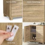 Stylish Oak Effect Bathroom Storage Cabinet