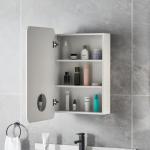 Wall-Mounted Bathroom Mirror Cabinet with Shelf