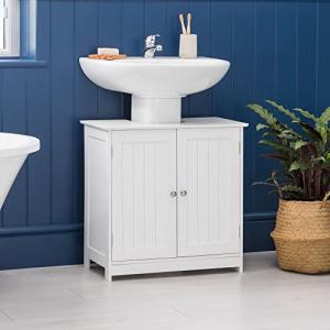 Stylish White Under Sink Bathroom Cabinet Unit