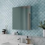 Artis Wall-Mounted Bathroom Mirror Cabinet - Double Doors