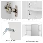 Large Wall-Mounted Bathroom Mirror Cabinet with Storage