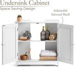 Stylish White Under Sink Bathroom Cabinet Unit