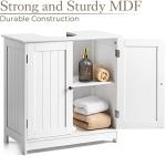 Stylish White Under Sink Bathroom Cabinet Unit