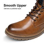 Bruno Marc Classic Brown Boots for Men, Size 9
