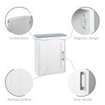 Modern Wall-Mounted Bathroom Cabinet with Adjustable Shelf