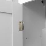 Modern Wall-Mounted Bathroom Cabinet with Adjustable Shelf