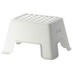 Ikea Bolmen White Non-Slip Bathroom Stool