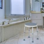 Adjustable 360° Swivel Shower Stool for Comfort