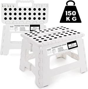 Folding Step Stool for Kids and Adults, 9-Inch