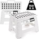 Folding Step Stool for Kids and Adults, 9-Inch
