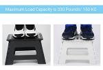 Folding Step Stool for Kids and Adults, 9-Inch