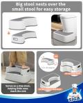 Heavy-Duty Anti-Slip Toilet Stool for All Ages