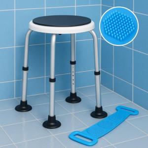 Adjustable 360° Rotating Shower Stool for Adults