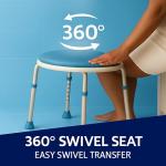 Swivel Seat Rotating Bath and Shower Stool