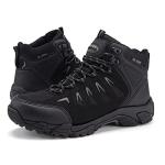 Men's Comfortable High-Top Hiking Boots - Black/Grey