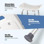 Adjustable Non-Slip Shower Stool for Easy Bathing