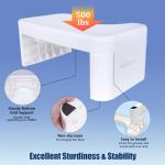 Compact Folding Toilet Stool for All Ages - Black