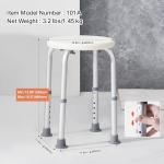 VEVOR Adjustable Shower Stool for Safety and Comfort