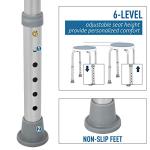 Swivel Seat Bath Shower Stool with Adjustable Height