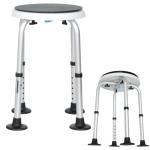 Adjustable 360° Rotating Shower Stool for Adults